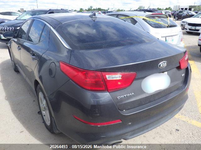 KIA Optima Lx 2014 KNAGM4A79E5485350 Image 4