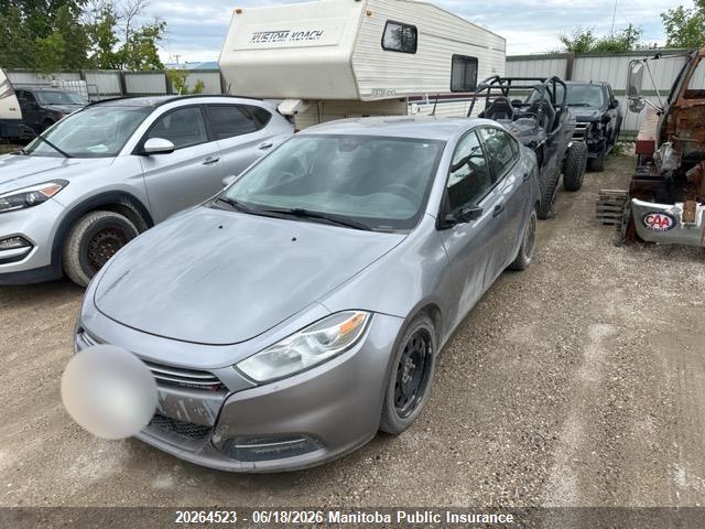 Dodge DART SE 2015 1C3CDFAA6FD141074 Image 2