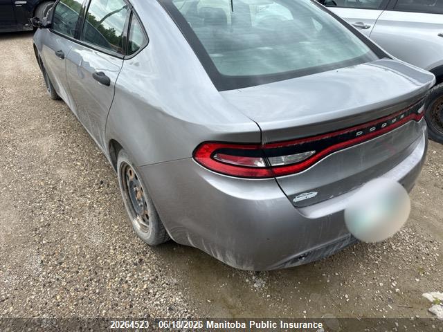 Dodge DART SE 2015 1C3CDFAA6FD141074 Image 3