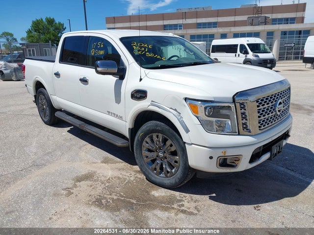 Aukcja sprzedaży 2017 Nissan Titan 5.6 Platinum Reserve Cc, vin: 1N6AA1E53HN513881, numer aukcji: 20264531
