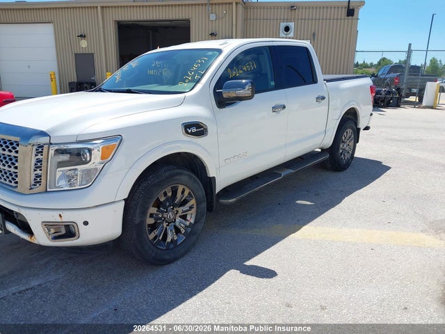 Aukcja sprzedaży 2017 Nissan Titan 5.6 Platinum Reserve Cc, vin: 1N6AA1E53HN513881, numer aukcji: 20264531