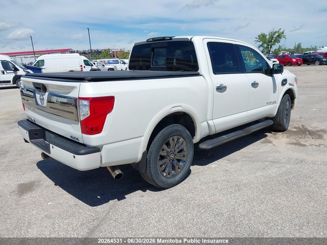 Aukcja sprzedaży 2017 Nissan Titan 5.6 Platinum Reserve Cc, vin: 1N6AA1E53HN513881, numer aukcji: 20264531