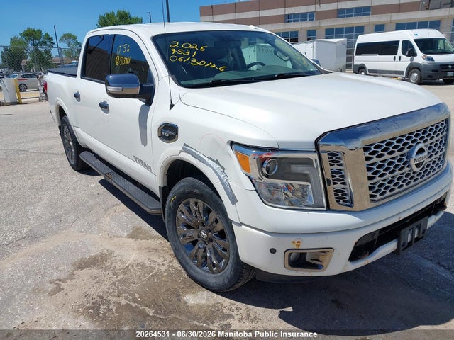 Aukcja sprzedaży 2017 Nissan Titan 5.6 Platinum Reserve Cc, vin: 1N6AA1E53HN513881, numer aukcji: 20264531
