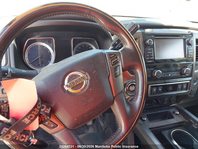 Aukcja sprzedaży 2017 Nissan Titan 5.6 Platinum Reserve Cc, vin: 1N6AA1E53HN513881, numer aukcji: 20264531
