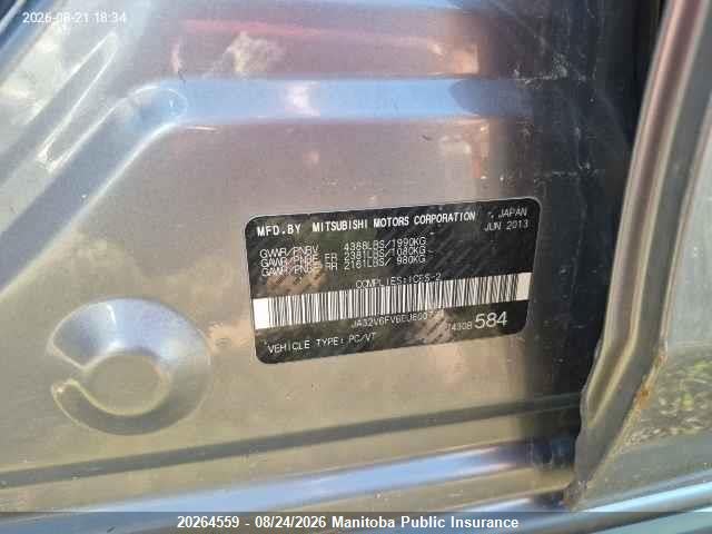 JA32V6FV6EU600794 Mitsubishi Lancer Ralliart