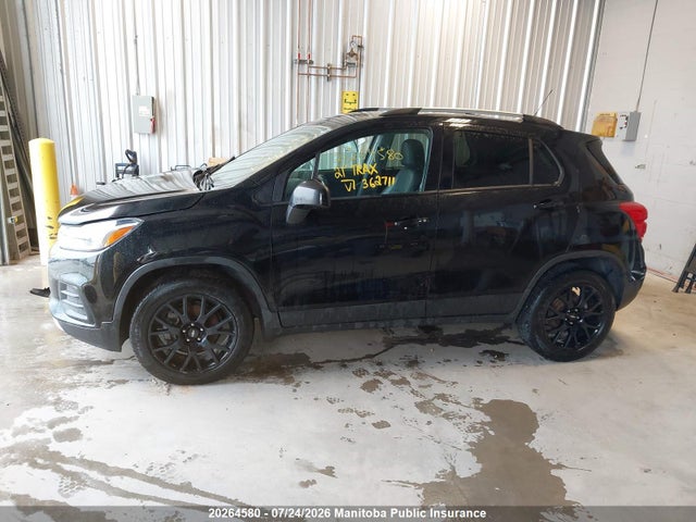 2021 Chevrolet Trax Lt მანქანა იყიდება აუქციონზე, vin: KL7CJPSM7MB362711, აუქციონის ნომერი: 20264580
