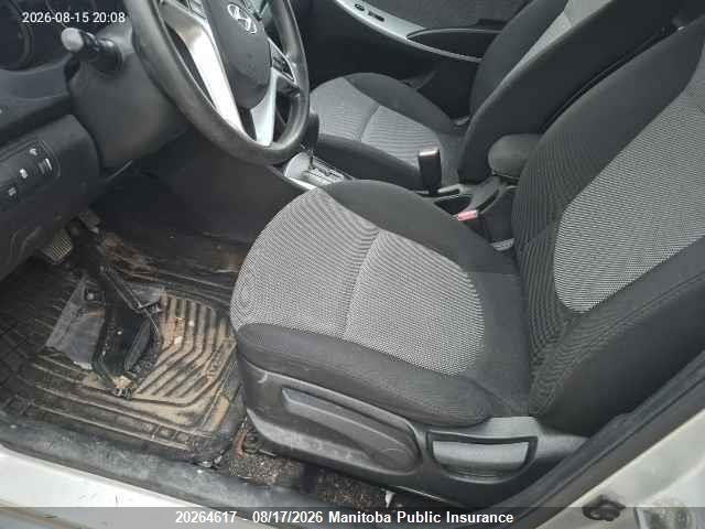20264617 :رقم المزاد ، KMHCT5AE0CU007101 vin ، 2012 Hyundai Accent Gl مزاد بيع