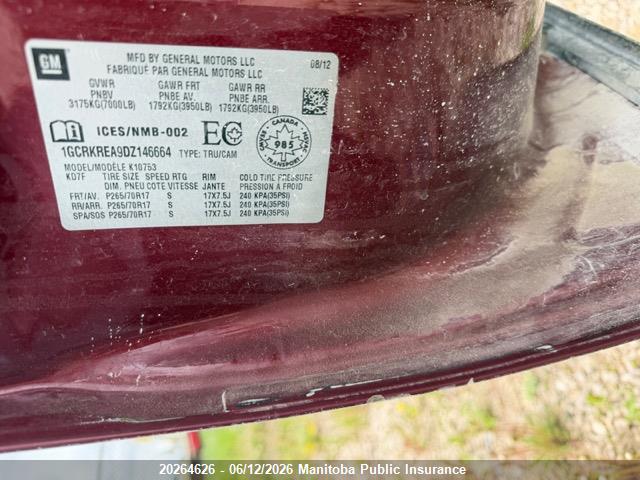 Aukcja sprzedaży 2013 Chevrolet Silverado 1500 Ls Ext Cab, vin: 1GCRKREA9DZ146664, numer aukcji: 20264626