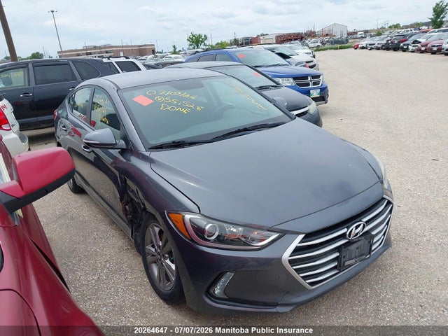 20264647 :رقم المزاد ، KMHD84LF1JU551528 vin ، 2018 Hyundai Elantra Gl مزاد بيع