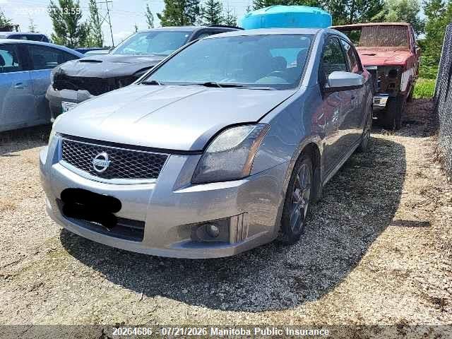 20264686 :رقم المزاد ، 3N1CB6AP0AL695061 vin ، 2010 Nissan Sentra Se-r Spec V مزاد بيع