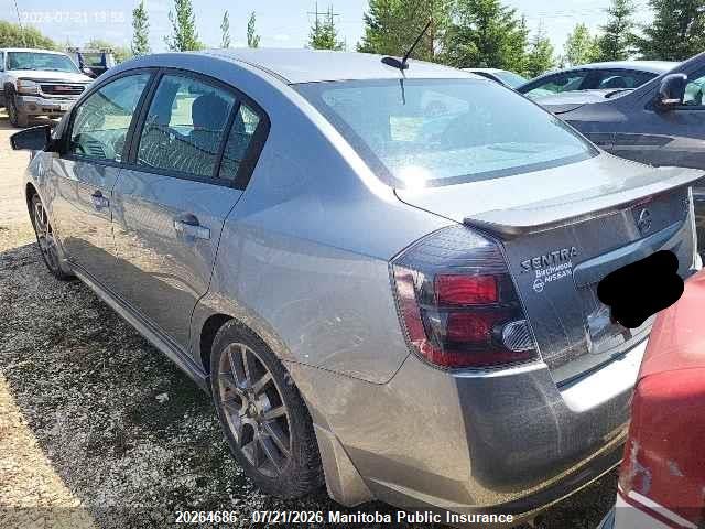 20264686 :رقم المزاد ، 3N1CB6AP0AL695061 vin ، 2010 Nissan Sentra Se-r Spec V مزاد بيع