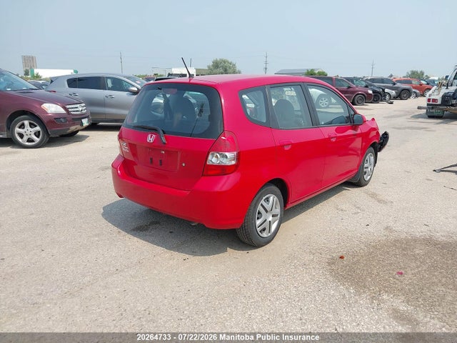 20264733 :رقم المزاد ، JHMGD38418S805709 vin ، 2008 Honda Fit Lx مزاد بيع