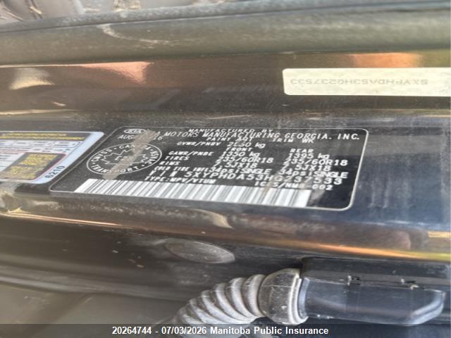 KIA Sorento Ex V6 2017 5XYPHDA53HG237533 Image 9