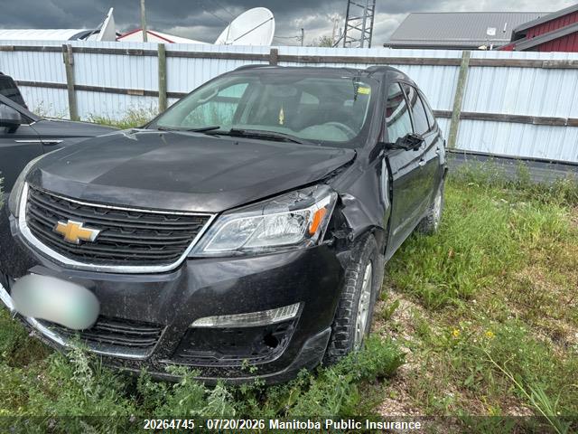 20264745 :رقم المزاد ، 1GNKVFED7FJ230668 vin ، 2015 Chevrolet Traverse Ls مزاد بيع
