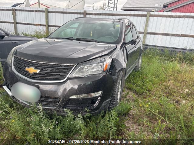 20264745 :رقم المزاد ، 1GNKVFED7FJ230668 vin ، 2015 Chevrolet Traverse Ls مزاد بيع