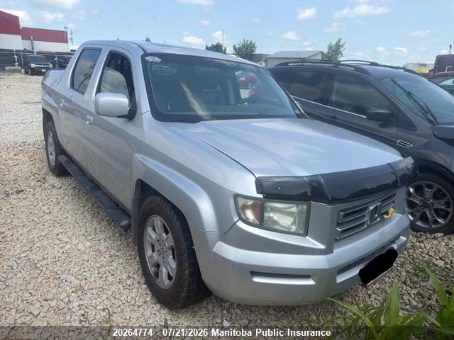 2007 Honda Ridgeline Ex-l მანქანა იყიდება აუქციონზე, vin: 2HJYK16527H507327, აუქციონის ნომერი: 20264774