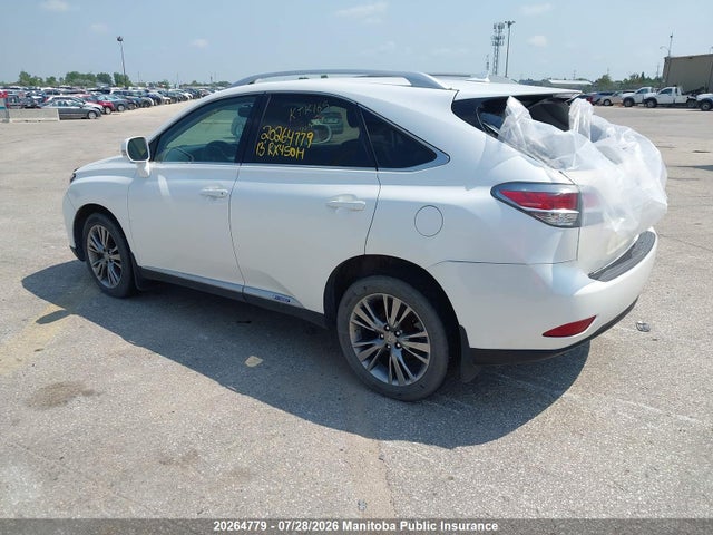 Aukcja sprzedaży 2013 Lexus Rx450h, vin: JTJBC1BA8D2054665, numer aukcji: 20264779