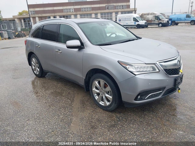 2016 Acura Mdx Elite მანქანა იყიდება აუქციონზე, vin: 5FRYD4H80GB505006, აუქციონის ნომერი: 20264835
