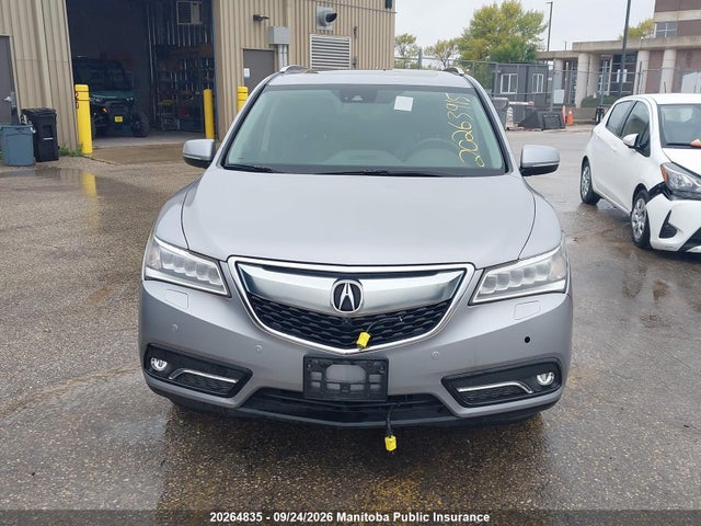 20264835 :رقم المزاد ، 5FRYD4H80GB505006 vin ، 2016 Acura Mdx Elite مزاد بيع