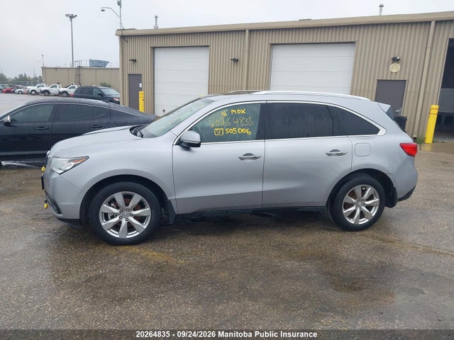 20264835 :رقم المزاد ، 5FRYD4H80GB505006 vin ، 2016 Acura Mdx Elite مزاد بيع