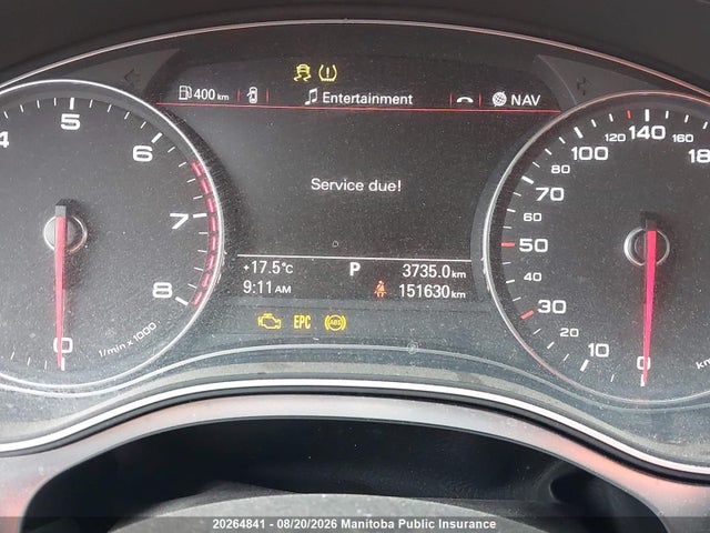 2012 Audi A6 3.0t Quattro მანქანა იყიდება აუქციონზე, vin: WAUBGCFC9CN019058, აუქციონის ნომერი: 20264841
