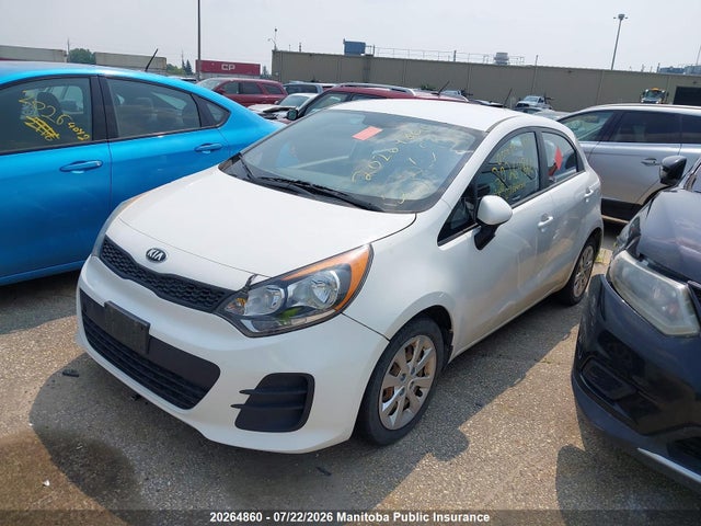 20264860 :رقم المزاد ، KNADM5A35G6573976 vin ، 2016 Kia Rio5 Lx+ مزاد بيع