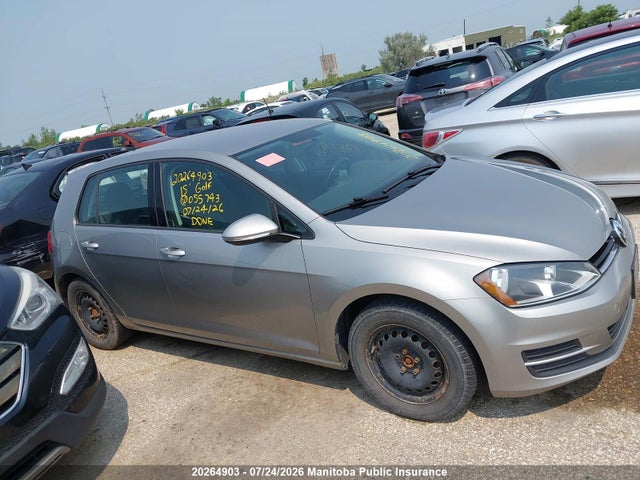 20264903 :رقم المزاد ، 3VW217AU7FM055743 vin ، 2015 Volkswagen Golf 1.8 Tsi مزاد بيع
