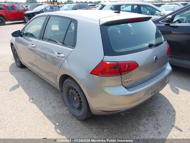 20264903 :رقم المزاد ، 3VW217AU7FM055743 vin ، 2015 Volkswagen Golf 1.8 Tsi مزاد بيع