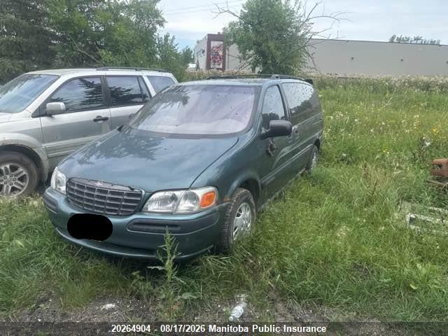 1997 Chevrolet Venture Ls Ext მანქანა იყიდება აუქციონზე, vin: 1GNDX03E1VD240072, აუქციონის ნომერი: 20264904