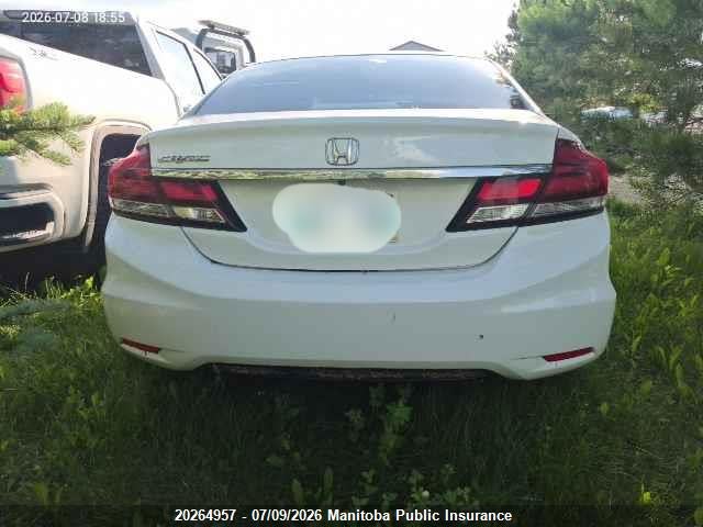 2013 Honda Civic Lx მანქანა იყიდება აუქციონზე, vin: 2HGFB2F49DH105942, აუქციონის ნომერი: 20264957