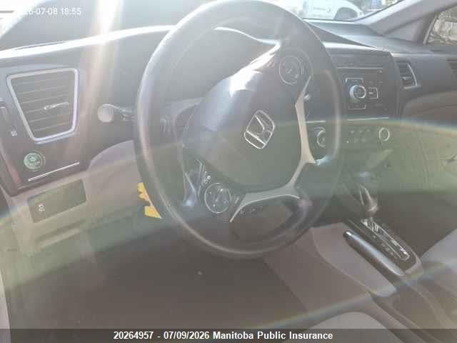 2013 Honda Civic Lx მანქანა იყიდება აუქციონზე, vin: 2HGFB2F49DH105942, აუქციონის ნომერი: 20264957