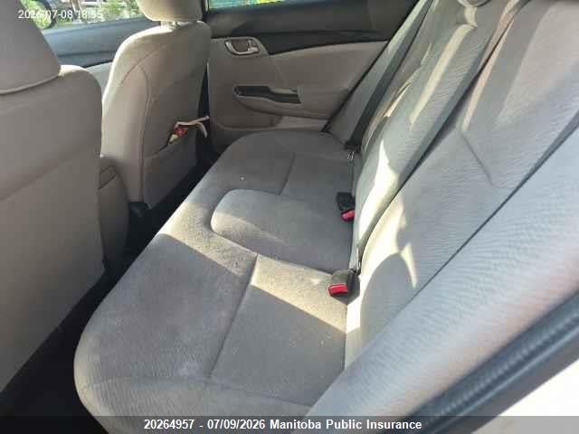 2013 Honda Civic Lx მანქანა იყიდება აუქციონზე, vin: 2HGFB2F49DH105942, აუქციონის ნომერი: 20264957