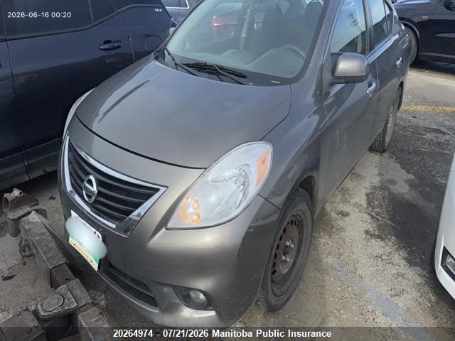 Продажа на аукционе авто 2012 Nissan Versa 1.6 Sl, vin: 3N1CN7AP7CL907437, номер лота: 20264974