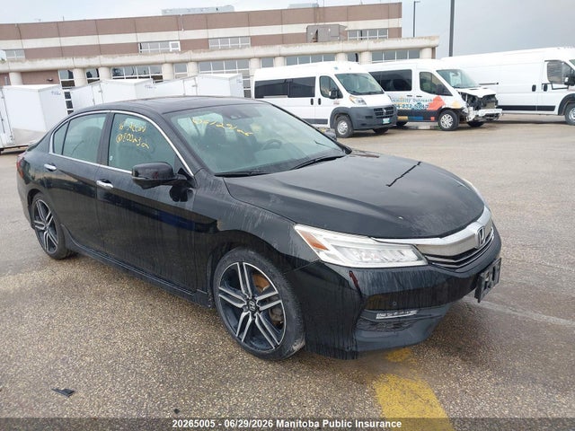 2016 Honda Accord Touring V6 მანქანა იყიდება აუქციონზე, vin: 1HGCR3F99GA800232, აუქციონის ნომერი: 20265005