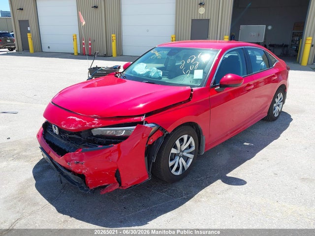 Honda Civic Lx 2026 2HGFE2F28TH105516 Image 2