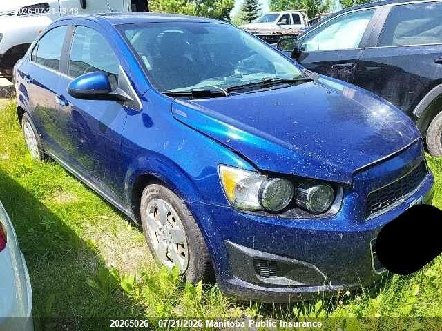 20265026 :رقم المزاد ، 1G1JC5SH2C4197626 vin ، 2012 Chevrolet Sonic Lt مزاد بيع