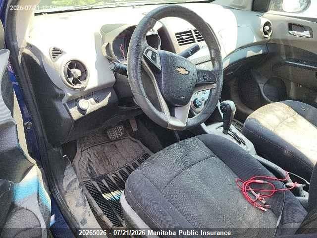 20265026 :رقم المزاد ، 1G1JC5SH2C4197626 vin ، 2012 Chevrolet Sonic Lt مزاد بيع