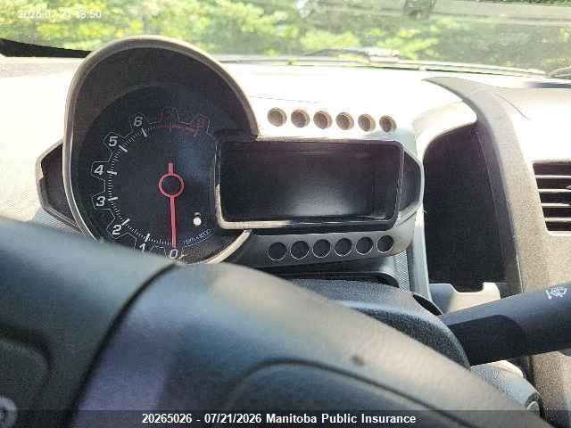 20265026 :رقم المزاد ، 1G1JC5SH2C4197626 vin ، 2012 Chevrolet Sonic Lt مزاد بيع