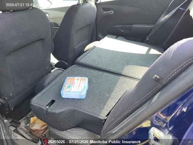 20265026 :رقم المزاد ، 1G1JC5SH2C4197626 vin ، 2012 Chevrolet Sonic Lt مزاد بيع