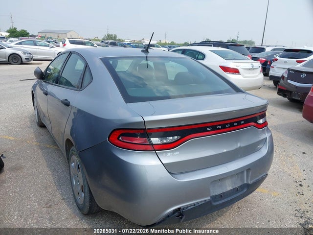 2016 Dodge Dart Se მანქანა იყიდება აუქციონზე, vin: 1C3CDFAA9GD739354, აუქციონის ნომერი: 20265031