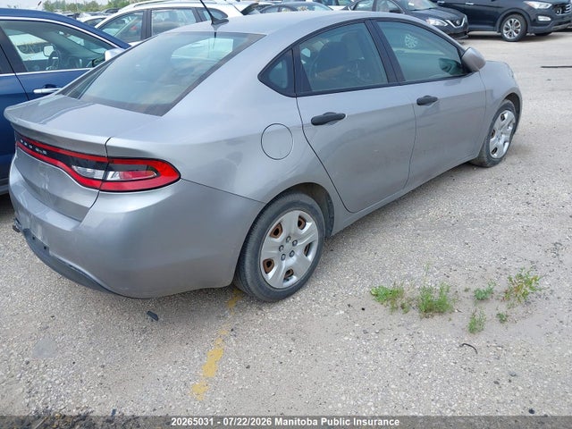 2016 Dodge Dart Se მანქანა იყიდება აუქციონზე, vin: 1C3CDFAA9GD739354, აუქციონის ნომერი: 20265031