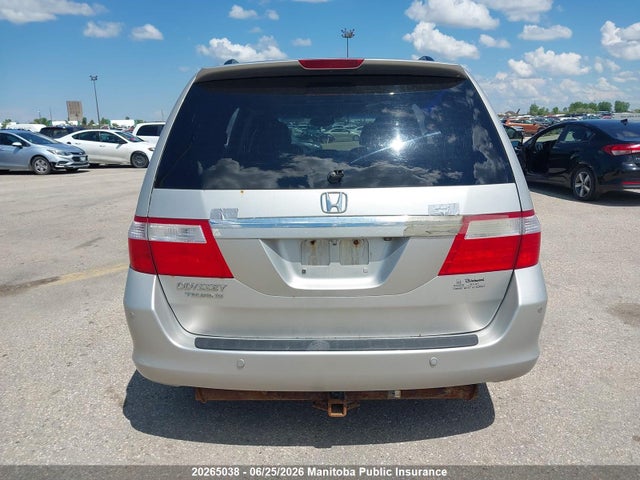 Aukcja sprzedaży 2006 Honda Odyssey Touring, vin: 5FNRL38826B500438, numer aukcji: 20265038