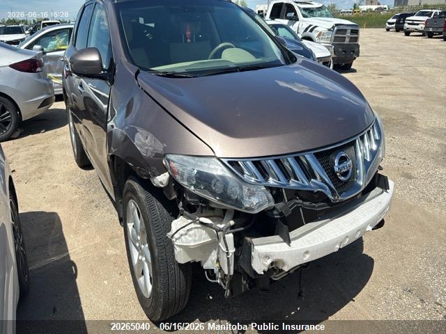Продаж на аукціоні авто 2010 Nissan Murano Sl, vin: JN8AZ1MW5AW138957, номер лоту: 20265040