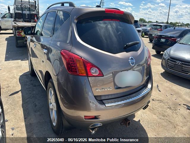Продажа на аукционе авто 2010 Nissan Murano Sl, vin: JN8AZ1MW5AW138957, номер лота: 20265040