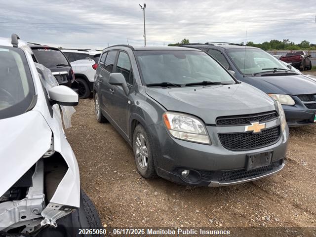 20265060 :رقم المزاد ، KL77P2EM5CK584127 vin ، 2012 Chevrolet Orlando Lt مزاد بيع