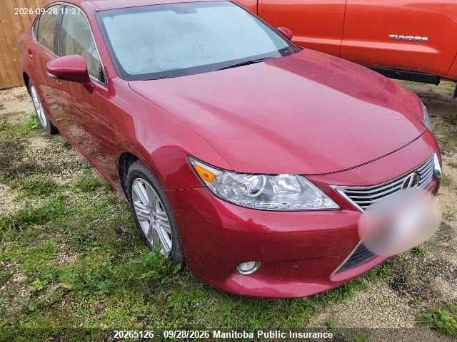 20265126 :رقم المزاد ، JTHBK1GG2F2183232 vin ، 2015 Lexus Es 350 مزاد بيع