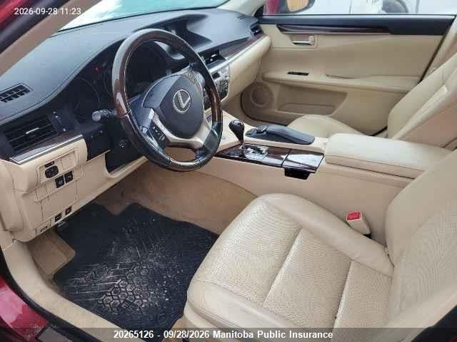 Aukcja sprzedaży 2015 Lexus Es 350, vin: JTHBK1GG2F2183232, numer aukcji: 20265126
