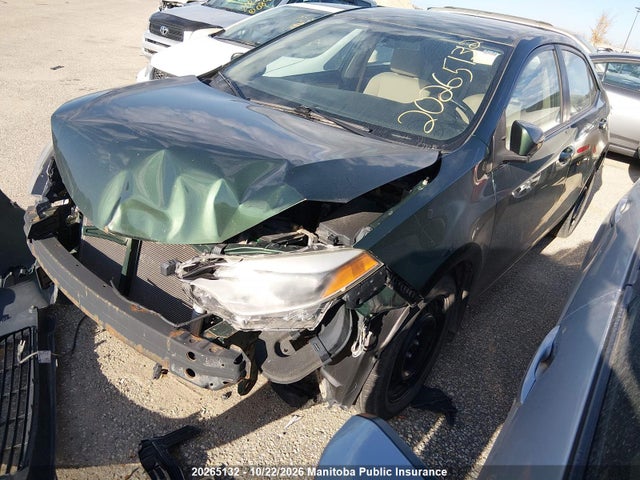 2T1BURHE6FC332167 Toyota COROLLA LE