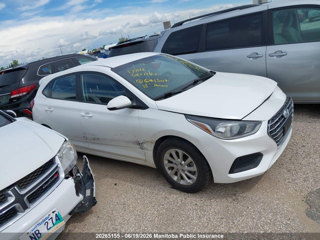 2018 Hyundai Accent Gl მანქანა იყიდება აუქციონზე, vin: 3KPC25A36JE041304, აუქციონის ნომერი: 20265155