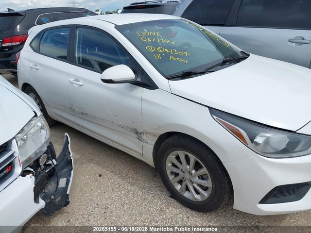 2018 Hyundai Accent Gl მანქანა იყიდება აუქციონზე, vin: 3KPC25A36JE041304, აუქციონის ნომერი: 20265155